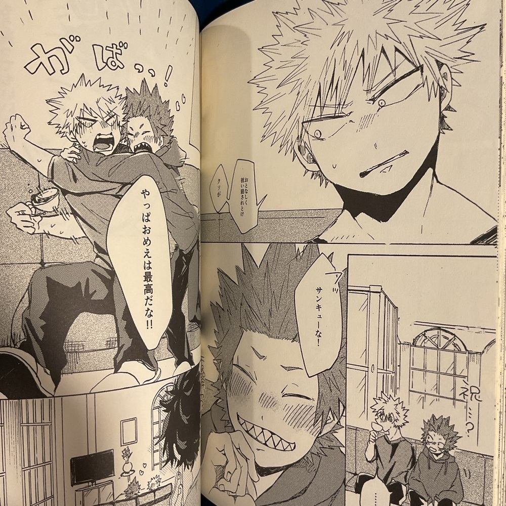 KiriBaku MHA Yaoi Doujinshi Reprint Collection by Minano Aki of Hiyoko Kantedou